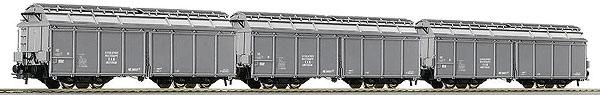 Set of 3 garbage transport cars<br /><a href='images/pictures/Roco/66058.jpg' target='_blank'>Full size image</a>